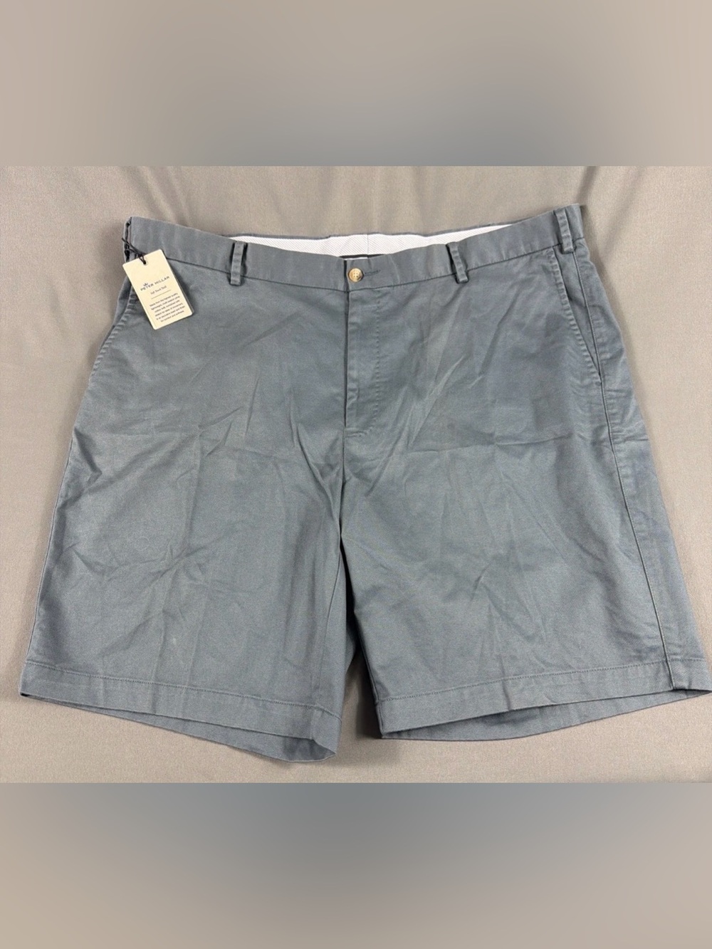 Peter Millar Golf Shorts Soft Touch Twill Pocket Logo 40 x 9 Navy NWT MSRP $100
